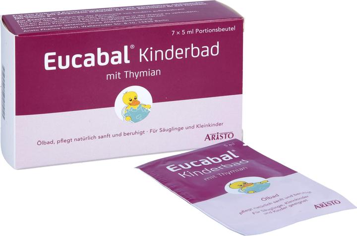 Actual product image Aristo Eucabal Children's Bath with Thyme, 7X5 ml BATH (35 ml)