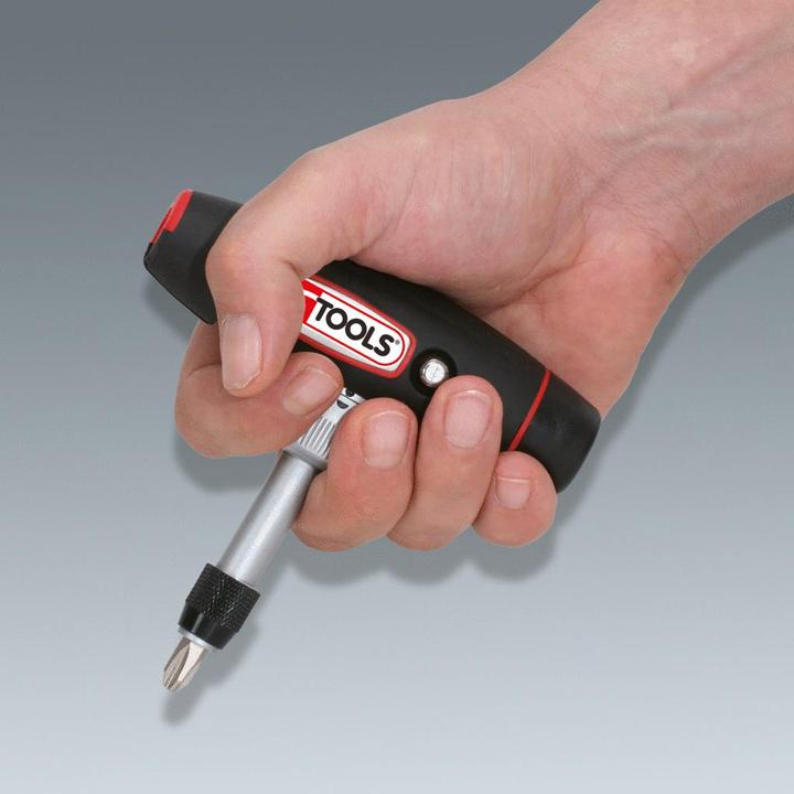 Image du produit KS Tools Tournevis à cliquet à embout 1/4 T-grip. 7 pcs.