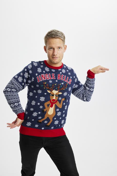 Actual product image Christmas Sweats Jingle Bells LED Sweater (L)