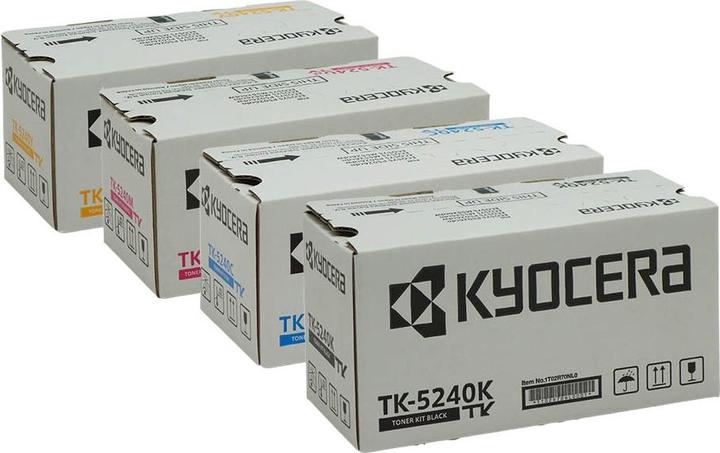 Actual product image Kyocera Original TK-5240 SET Multipack / Set with all four colours (M, Y, C, FC)