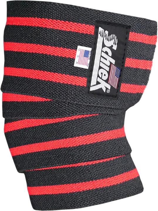 Actual product image Schiek Elbow Wraps Model 1152B Red/Black (One size)