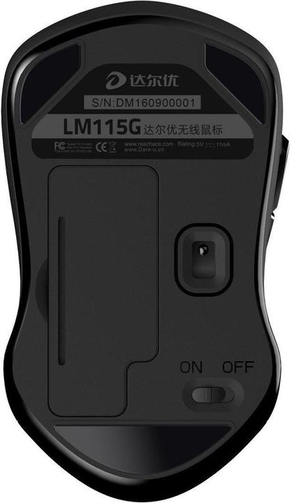 Actual product image Dareu Wireless mouse LM115G 2.4 GHz (Wireless)