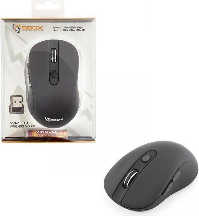 Produktbild Sbox mouse (WM-911) (Kabellos)