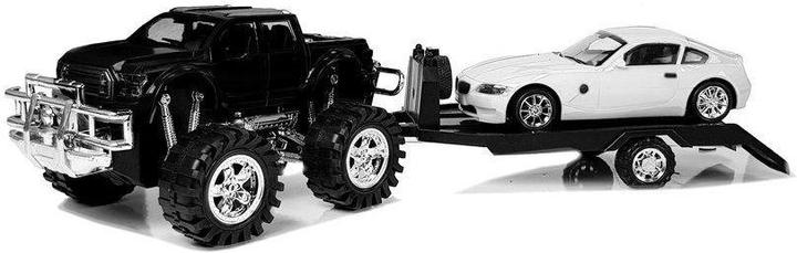 Actual product image Lean Toys Car set "Monster Truck" orange tractor 58 cm