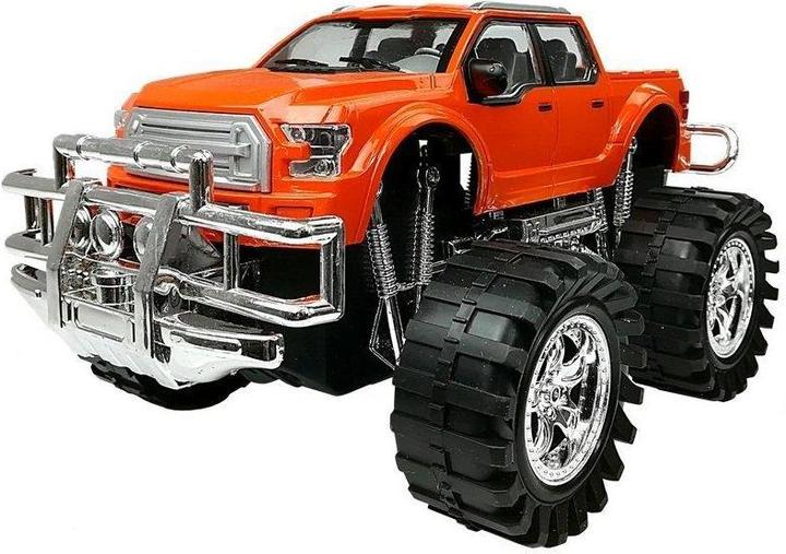 Actual product image Lean Toys Car set "Monster Truck" orange tractor 58 cm