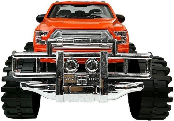 Actual product image Lean Toys Car set "Monster Truck" orange tractor 58 cm