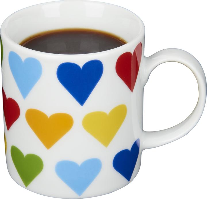 Actual product image Kitchen Craft Espresso cup hearts (80 ml, 1 x)