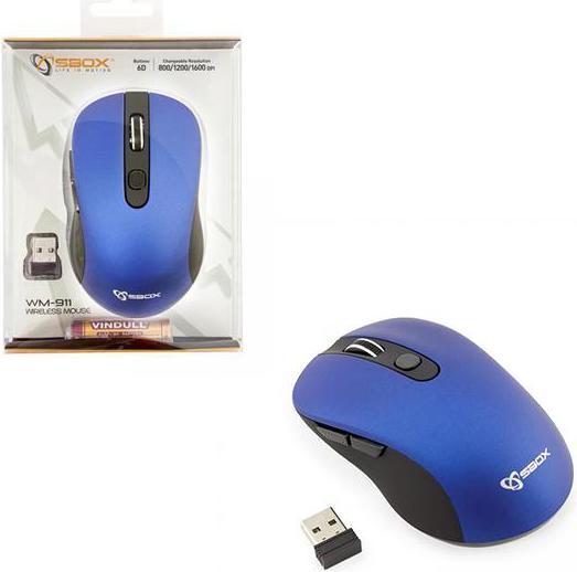 Actual product image Sbox mouse (WM-911) (Wireless)