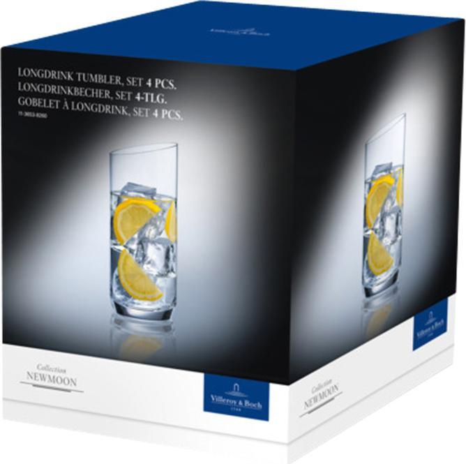 Productafbeelding Villeroy & Boch NewMoon (3.60 dl, 4 x, Lange drinkglazen)