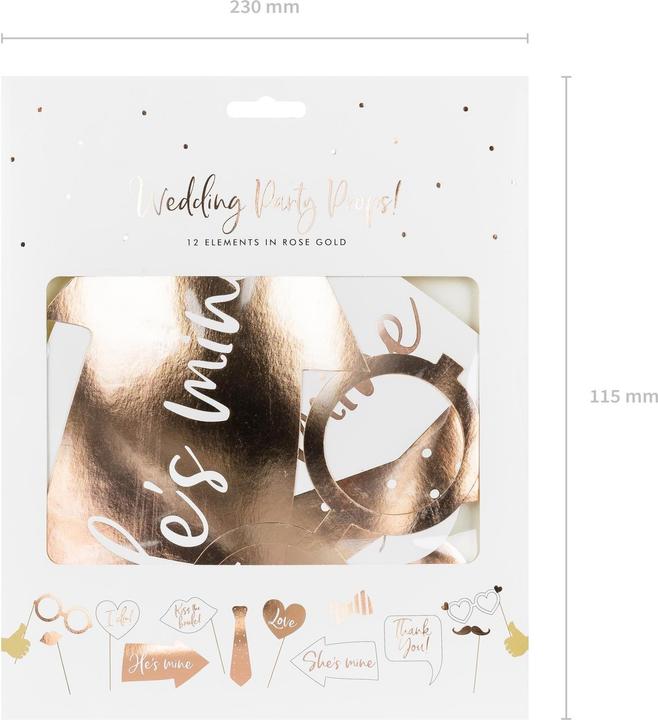 Actual product image Partydeco Photo Booth Wedding Set