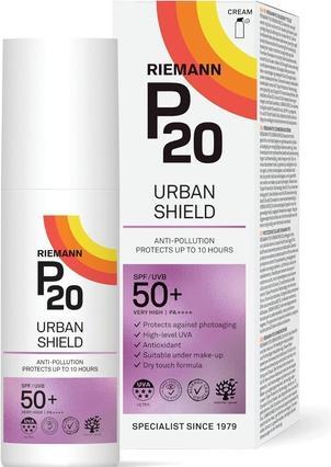 Produktbild P20 Riemann Urban Shield SPF 50+ Face UV Protection Cream 50g (Sonnencreme, SPF 50+)