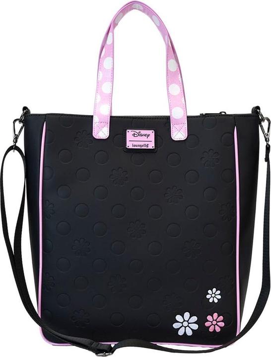 Actual product image Loungefly Disney by Crossbody with Coin Bag Minnie Floral Rock the Dots