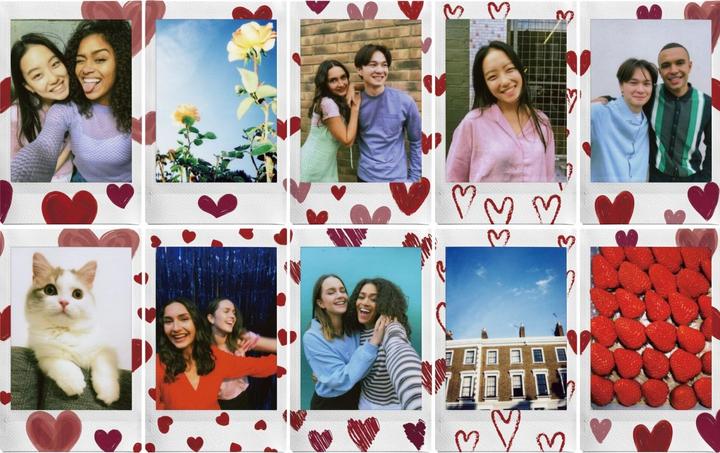 Produktbild Fujifilm Instax Mini Heart Sketch (Instax Mini 11, Instax Mini Evo, Instax Mini 90, Instax mini 12)