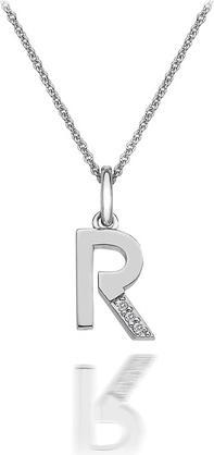 Image du produit Hot Diamonds Collier de lettres en diamant R (Argent 925, 40 - 45 cm)