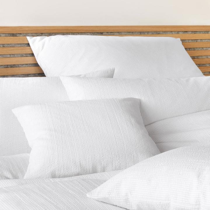 Actual product image Elegante Stockholm woven seersucker bed linen (Bedding set, 135x200 cm + 80x80 cm)
