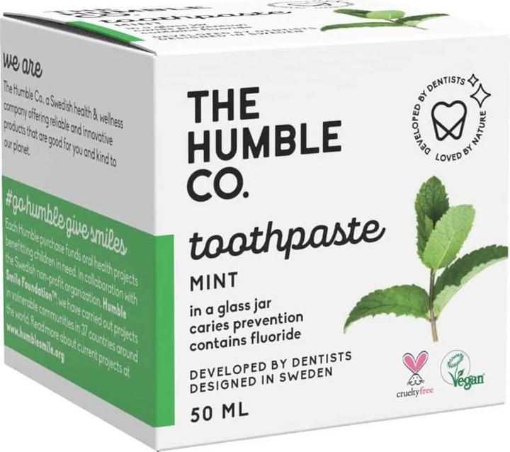 Immagine prodotto The Humble Co. Dentifricio in barattolo di vetroFresco (50 ml)
