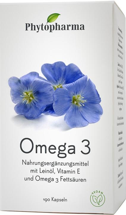 Produktbild Phytopharma Omega 3 (190 Stück, Kapseln, 170 g)