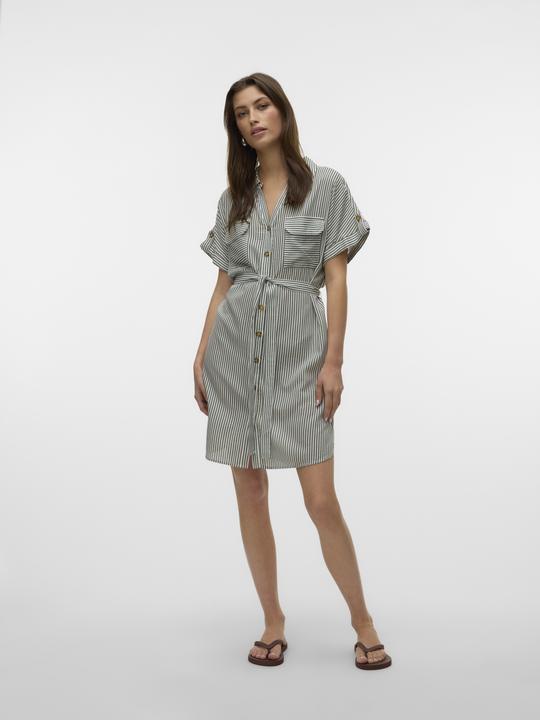 Image du produit Vero Moda Vmbumpy Ss Short Shirt Dress Wvn Ga Noos (L)