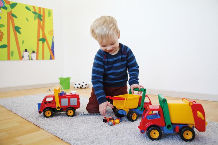 Actual product image Lena Fire truck, Truck, Fire truck, Indoor/outdoor, 3 yr(s), Plastic, Black, Grey, Red, Yellow