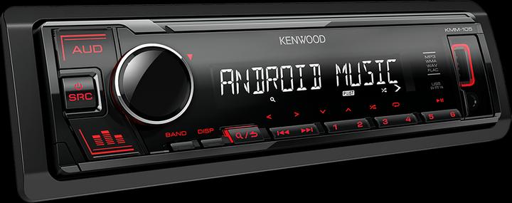 Image du produit Kenwood KMM-105RY USB MP3 / WMA car stereo with AUX input