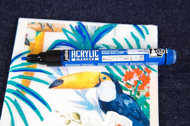 Immagine prodotto Pebeo Acrylic Marker Extra Fine Punta 0,7mm (Rosso, 0.70 mm)