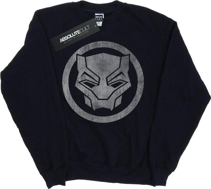 Image du produit - Sweat BLACK PANTHER DISTRESSED ICON - Garçon (128)
