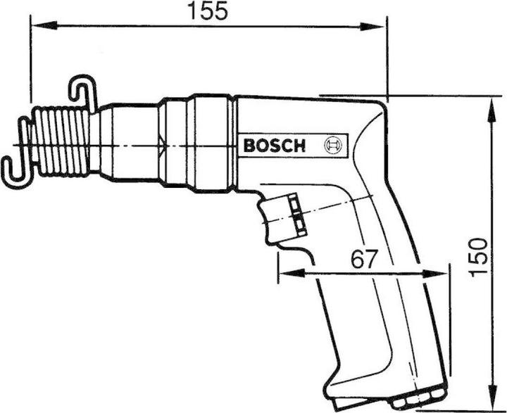 Productafbeelding Bosch Professional Pneumatische beitelhamer