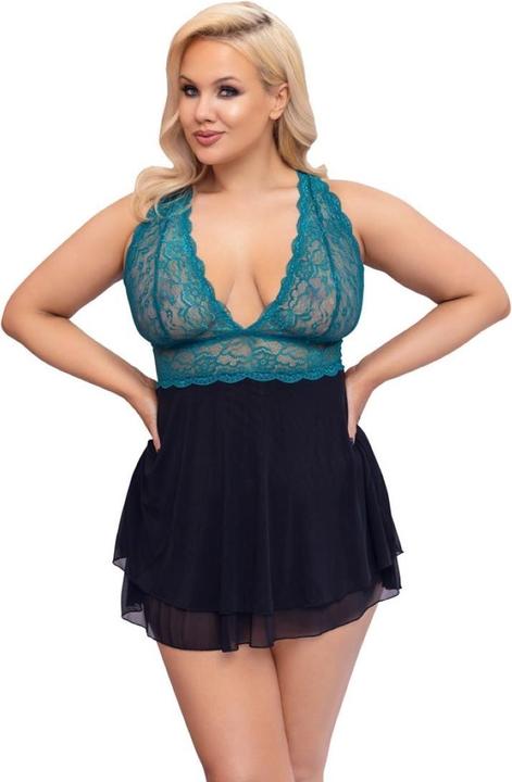 Image du produit Cottelli Collection Babydoll pétrole 2XL (XXL)