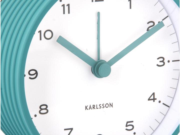 Actual product image Karlsson Classic alarm clock Circus Rings Turquoise blue