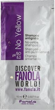 Image du produit Fanola Shampooing Sans Jaune avec Pigment Violet 15ml Sachet (15 ml)