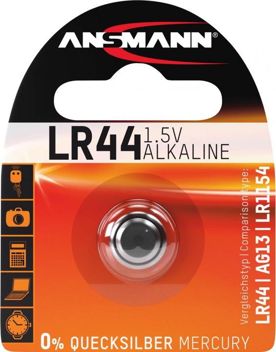 Productafbeelding Ansmann Lr 44 (1 Pcs., LR44, 145 mAh)