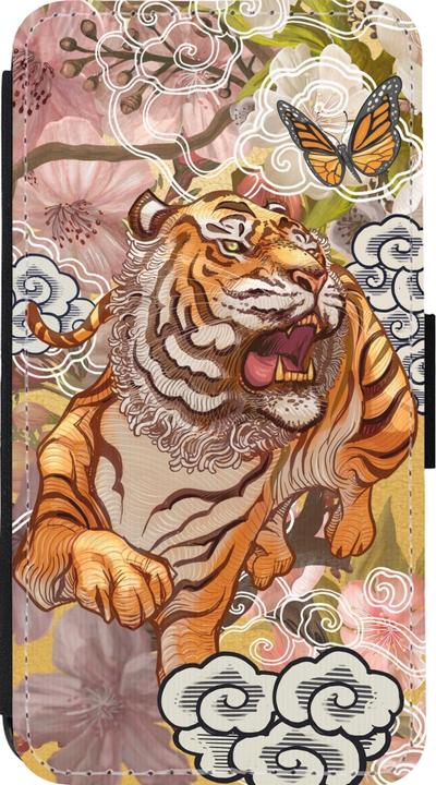 Immagine prodotto PhoneLook Coque Portafoglio noir Primavera 23 tigre giapponese (Apple iPhone 13 mini)