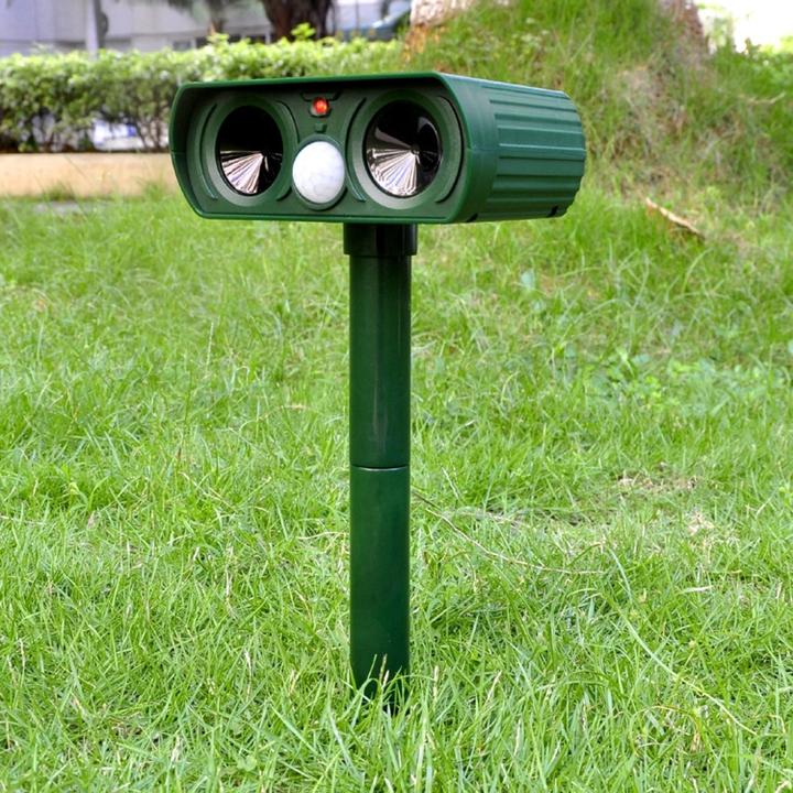 Produktbild Ueli Express Ultraschall Katzen und Tiervertreiber Katzenschreck mit Solar und Akku Betrieb