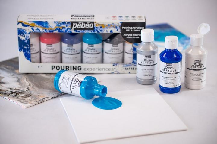 Actual product image Pebeo Set Pouring 6X118Ml (118 ml)