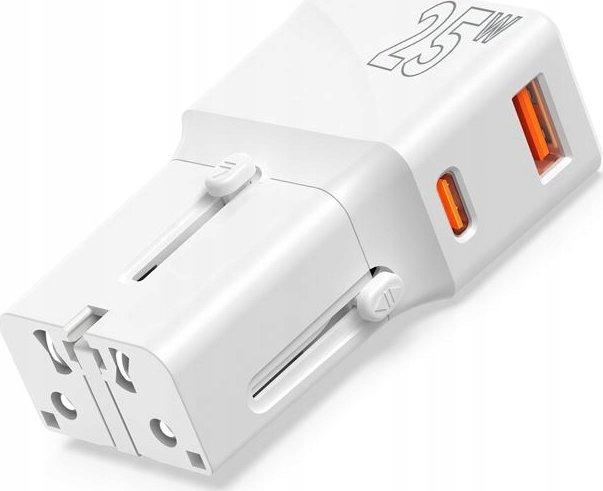 Actual product image Mobile Origin Travel adapter 25W EU/US/UK/AU whi