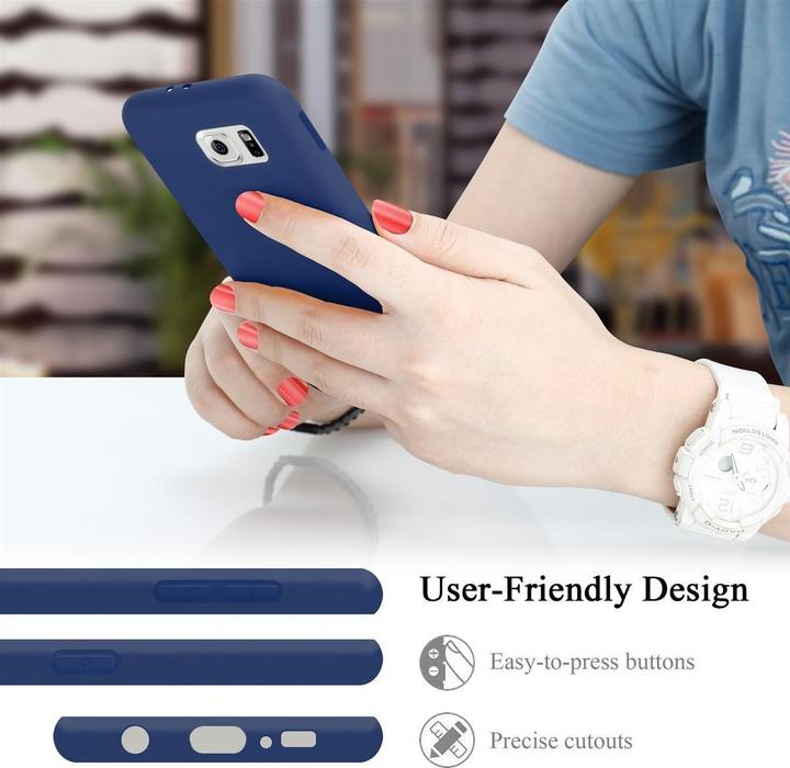 Immagine prodotto Cadorabo Copertura della cassa del silicone liquido TPU (Samsung Galaxy S6)