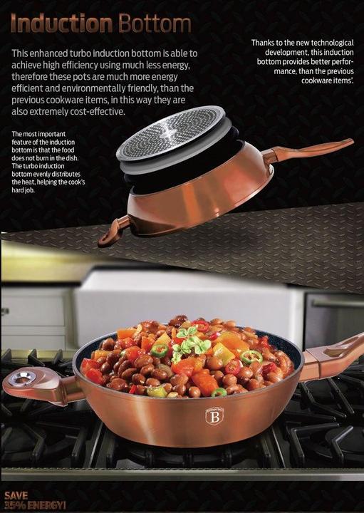 Produktbild BerlingerHaus 28cm Granitinė Skelė Metallic Line Rosegold Bh-1518-N (Aluminium)