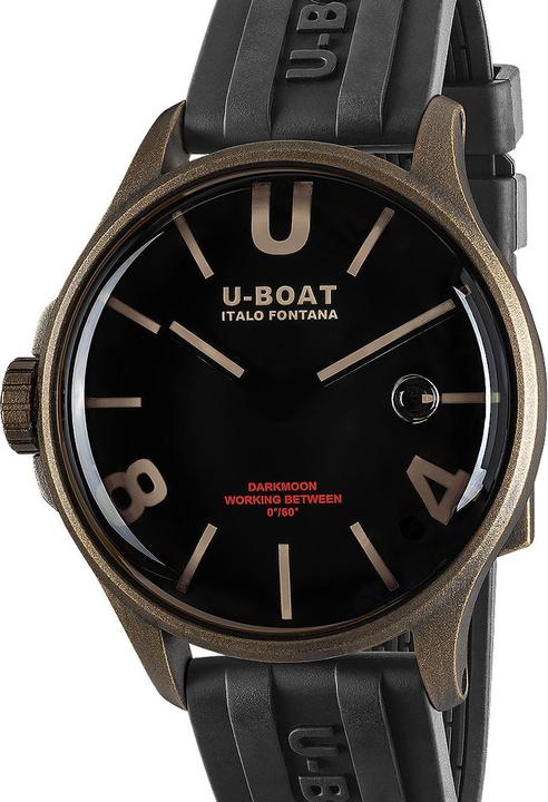 Actual product image U-Boat 9548 Darkmoon Brown Vintage men's watch 44mm 5ATM (Analogue wristwatch, 44 mm)