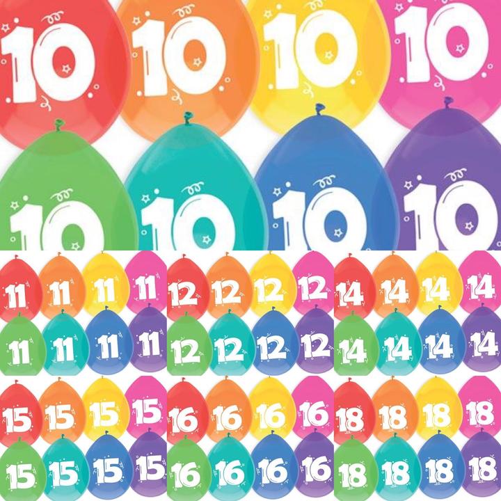Produktbild Unique Luftballons 6er Pack (8 x)