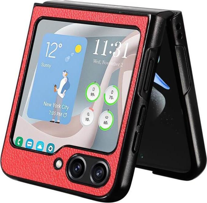 Produktbild Cover-Discount Galaxy Z Flip5 - Hybrid Schutzhülle rot (Samsung Galaxy Z Flip5)