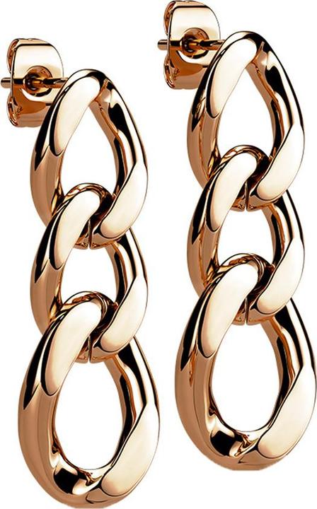 Produktbild Star Piercing Ohrstecker rosegold Anhänger Kettenglieder (ohne Messing, Chirurgenstahl 316L)