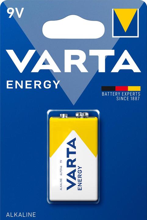 Actual product image Varta Energy 9V block (1 pcs., 9V Block, 565 mAh)