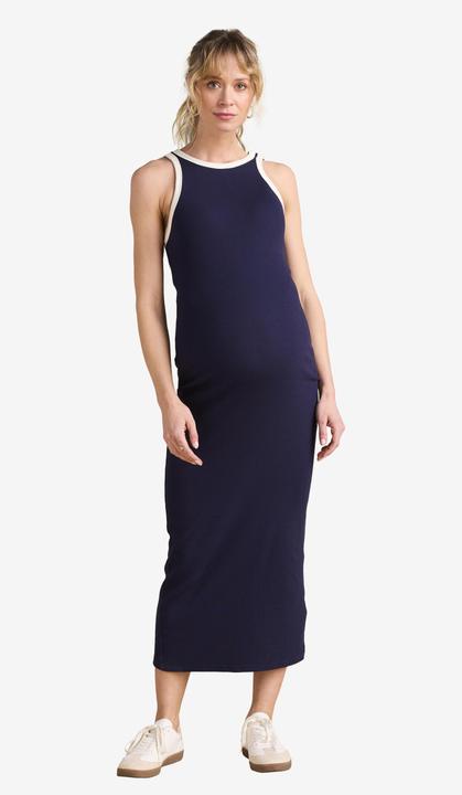 Actual product image Envie de Fraise Organic collection: Midi dress for pregnancy and nursing, fine rib jersey (42)