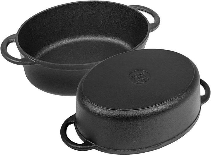 Produktbild Kinghoff Cast iron frying pan 33cm 6,2L KH-1111 (Bräter + Schmortopf, Gusseisen)
