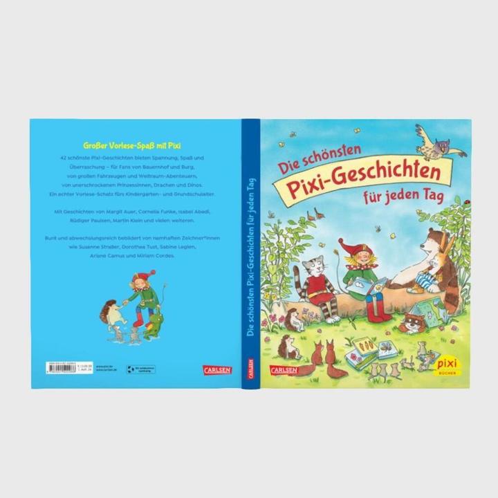 Actual product image Die schönsten Pixi-Geschichten für jeden Tag (German, Carola Storm, Susanne Evil, Eleanor Gerhaher, Maria Karipidou, Cathy Ionescu, 2024)
