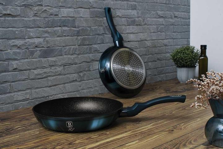 Actual product image BerlingerHaus AQUAMARINE BH-6177 3 GRANITE FRYER SET (Pan set + pot set, Aluminium)