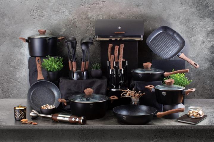 Immagine prodotto BerlingerHaus BERLINGATORE DI VASI IN GRANITO 28 cm BH-1739 EBONY ROSEWOOD (Alluminio)