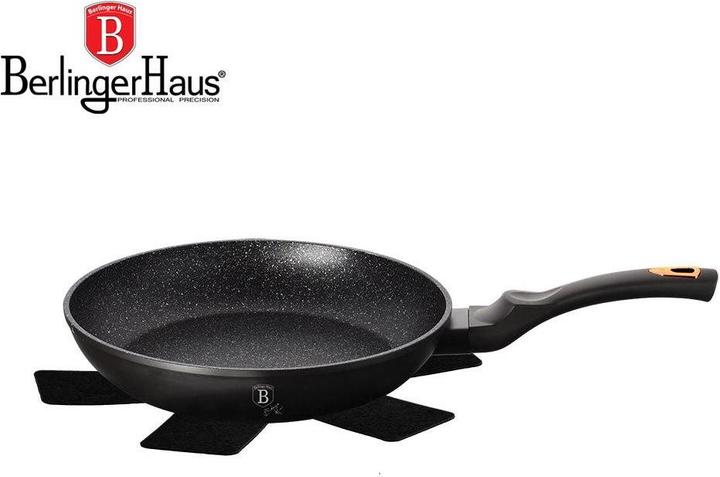 Immagine prodotto BerlingerHaus GRANITE FRY 28cm Nero ROSE BH-1635 (Padella per friggere, Alluminio)