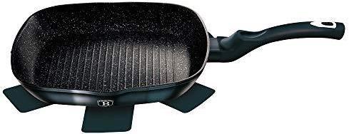 Actual product image BerlingerHaus GRANITE GRILL 28 cm AQUAMARINE BH-1873 (28 cm, Grill pan, Aluminium)