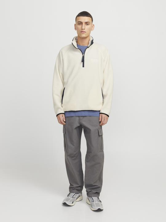 Actual product image Jack & Jones Single-coloured fleece sweatshirt Fleece sweatshirt (XXL)